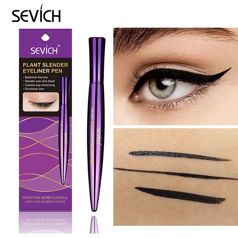 

Sevich Waterproof Liquid Eyeliner Long Lasting Eye Liner Pencil Black Liquid Eye Liner Easy to Wear Eyes Makeup Cosmetics Tools