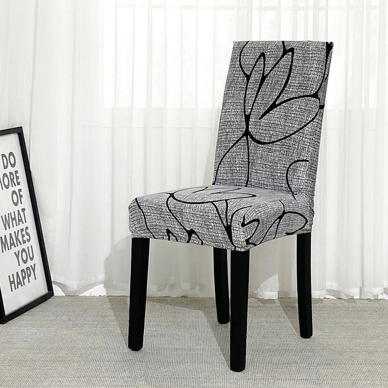 Современные съемные чехлы на стулья из спандекса с защитой от грязи чехол для