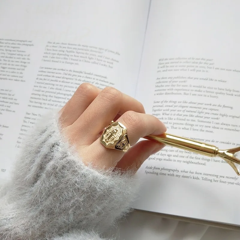 ORYANA 925 пробы серебро Винтаж не сужающийся книзу массивный открытые Регулируемые