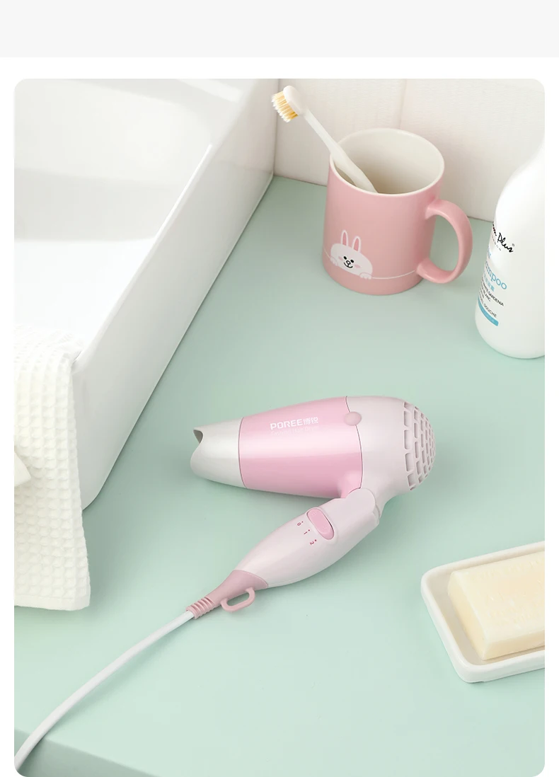 

Electric Hair Dryer Portable Student Mini Hair Care Girl Small Power Type Hair Dryer
