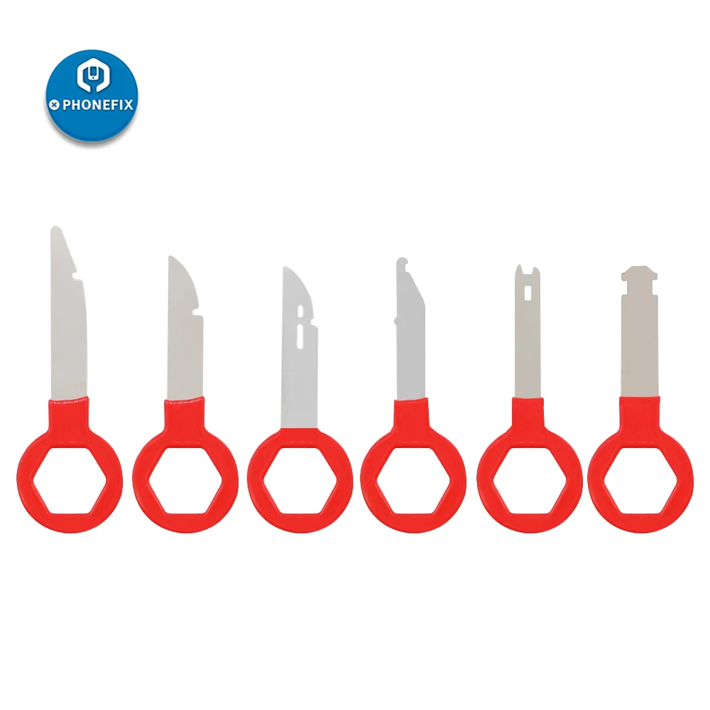 Автомобильный Стайлинг 6 шт. ключ для снятия радио инструмент зажим крепления