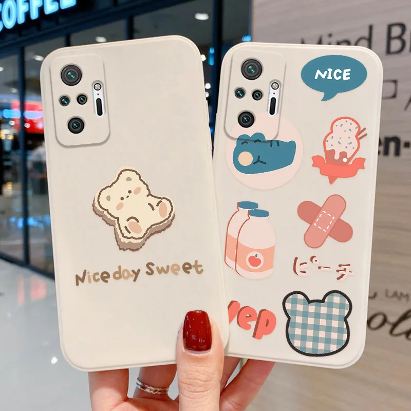 For Redmi Note 10 Pro Case Silicon Cover For Xiaomi Redmi Note 9 8 11 Pro 9S 10S Funda Poco X3 Pro F3 M4 Redmi 9T Mi 11 Lite 11T