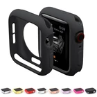 Мягкий силиконовый чехол карамельного цвета для Apple Watch 6 SE 5 4 3 2 1 42 мм 38 мм, защитный чехол для iWatch 4 5 6 3 2 40 мм 44 мм, бампер