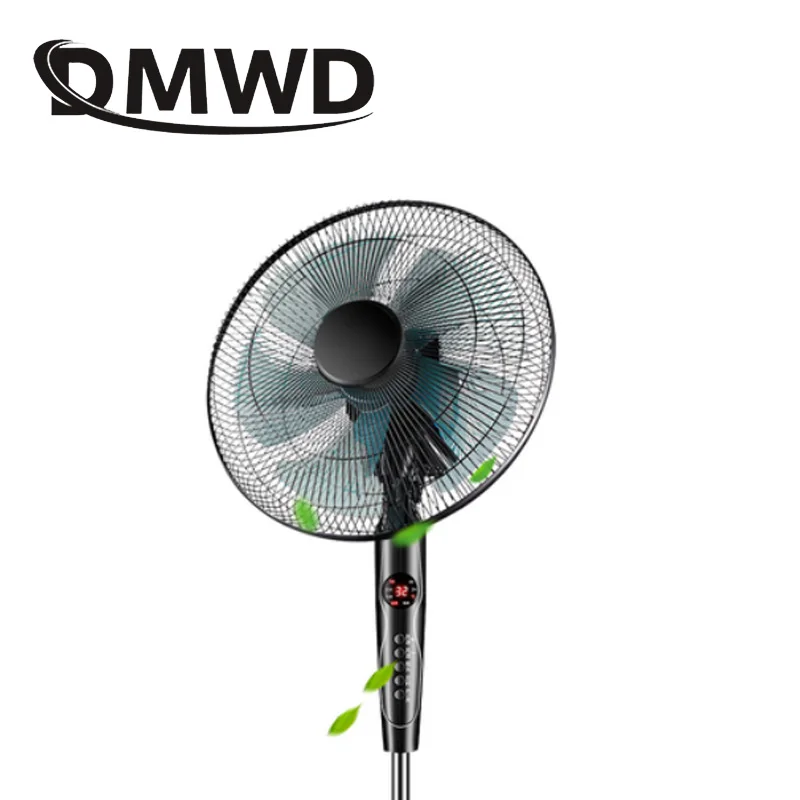 

DMWD Electric Floor Stand Cooling Fan Remote Air Blower Timer Mute Household Dormitory Timing sheke head Cooler Ventilator EU US