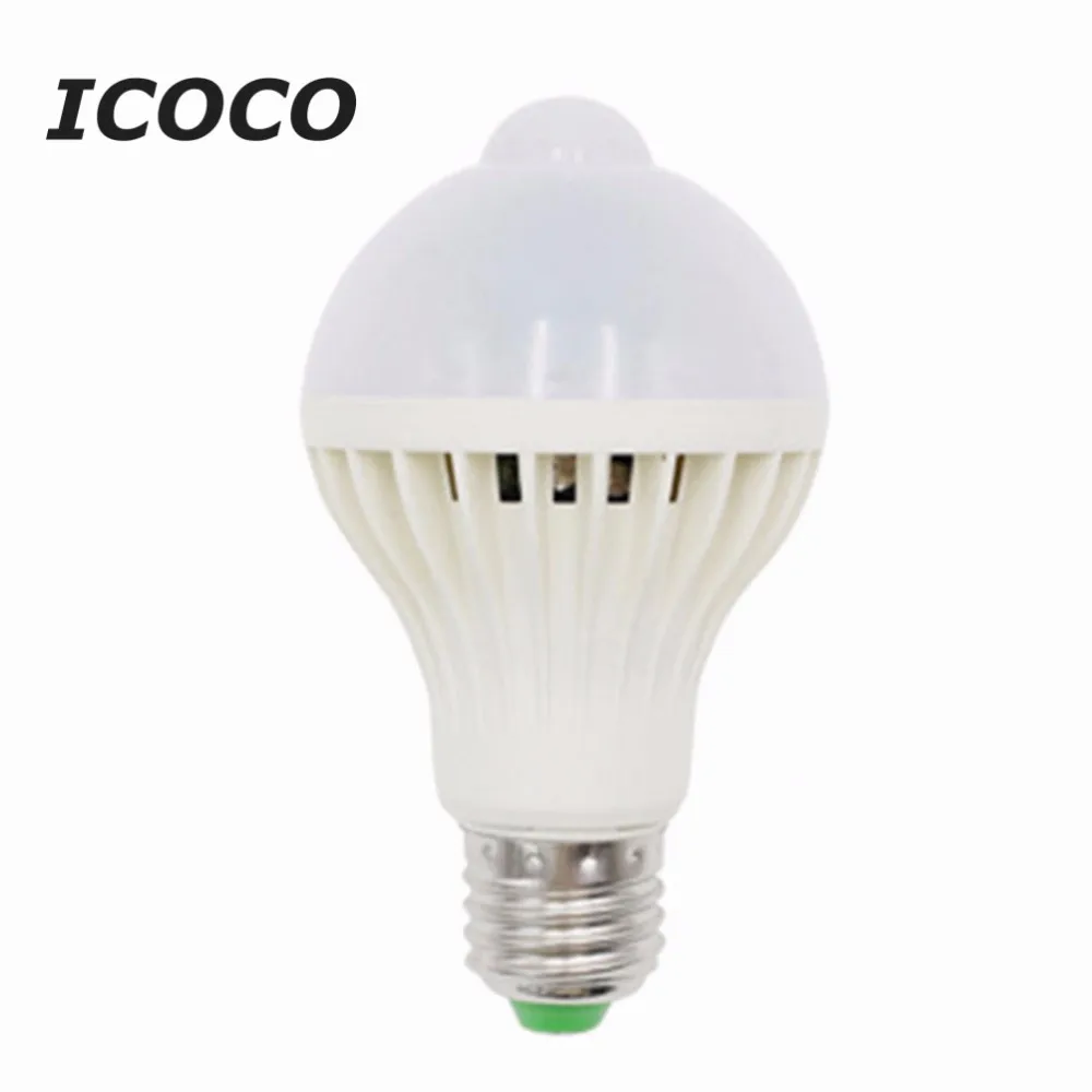 E27/B22 LED PIR Motion Sensor Lamp 5W/7W/9W Super Brightness Infrared Human Body Induction Bulb 2017 Top Sale | Освещение