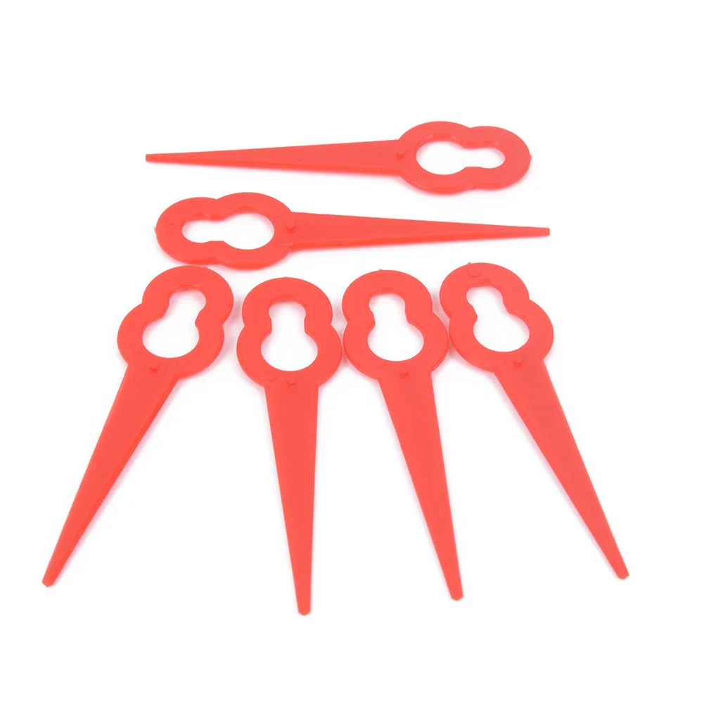 

40pc Red Plastic Blades Cutter 76mm Fit For Florabest Grass Trimmer Brushcutter