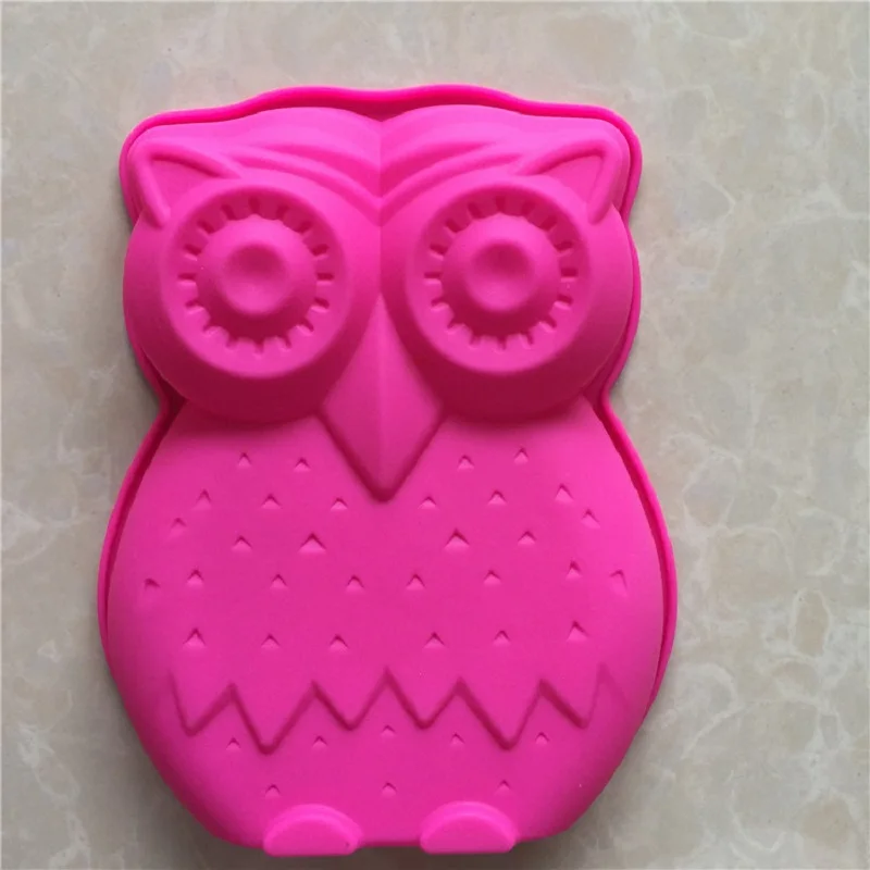 Мультяшная Сова из силикона для выпечки торта/силиконовая форма торта на юбилей