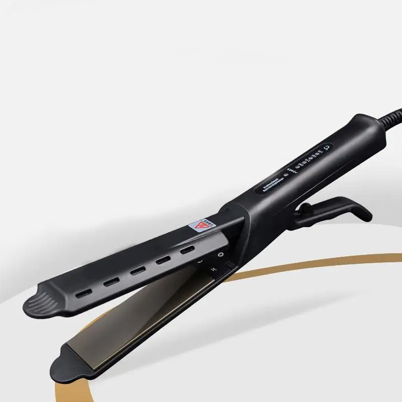 

2 In 1 Tourmaline Ionic Flat Iron Hair Straightening Irons Curly Widening Dry Wet Four-Speed Tools