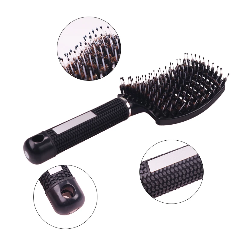 

Hair Brush Scalp Massage Comb Hairbrush Women Hair Accessories Wet Curly Detangle Hair Omb for Salon Hairdressing Styling Tools