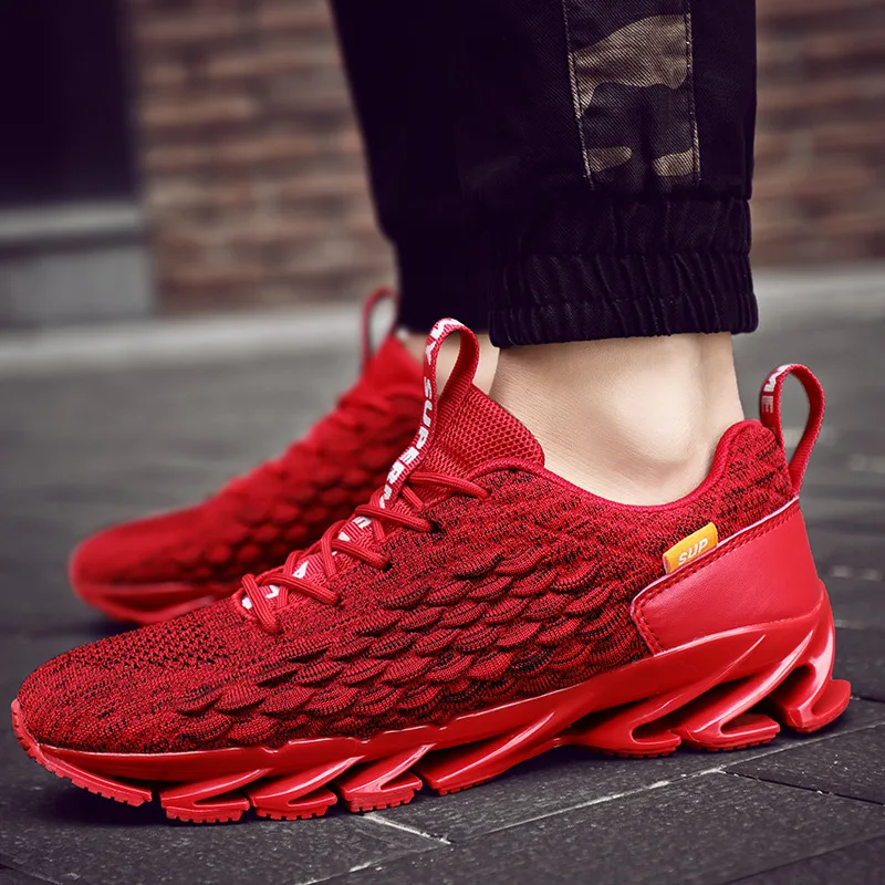 Outdoor Sport Couple Shoes Sneakers Male Comfort Cushioning Light Blade Running Shoes Men Hot Big Size Cheap Jogging Shoes Men