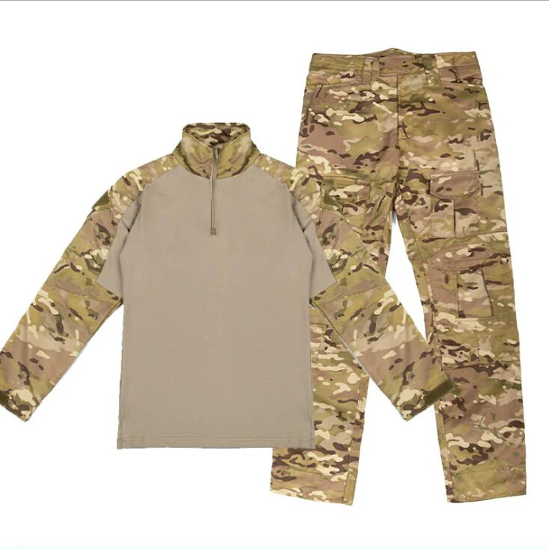 Мужская тактическая Боевая форма Gen2 рубашка и штаны камуфляжная военная для