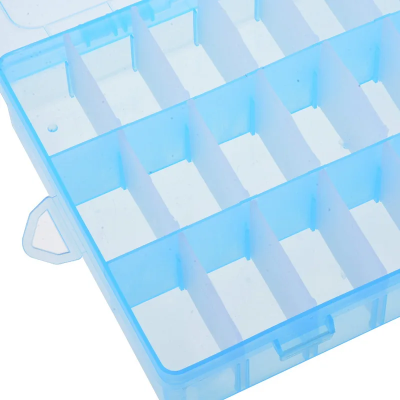 

24 Grid Tool Box 190*130*36mm Colorful Plastic Storage Box For Jewelry Storage Electronic Parts Screws Accessories Save