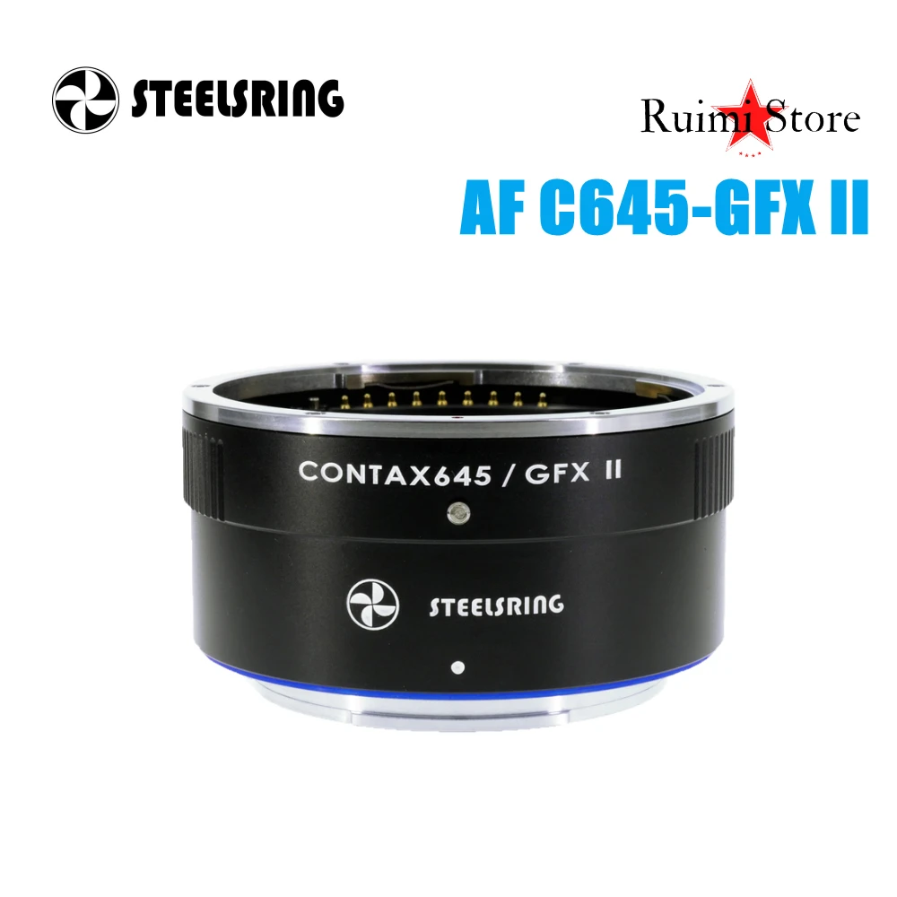 

STEELSRING C645-GFX II AF Adapter ring for Contax C645 lens to Fuji GFX camera