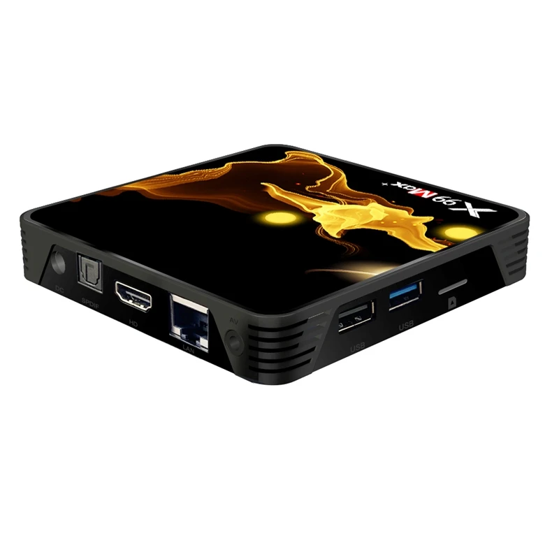 ТВ-приставка X99 Max Plus Android 9 0 четырехъядерный Amlogic S905X3 4 + 32 ГБ Wi-Fi 1000M BT 8K | Электроника