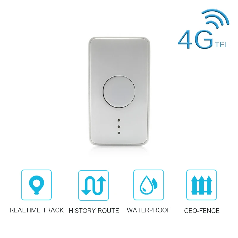

4G Geo-fence Dog Collar GPS Tracker Pet Waterproof Mini Cattle Sheep Tracking Locator GSM AGPS Wifi LBS Anti-Lost Device Monitor