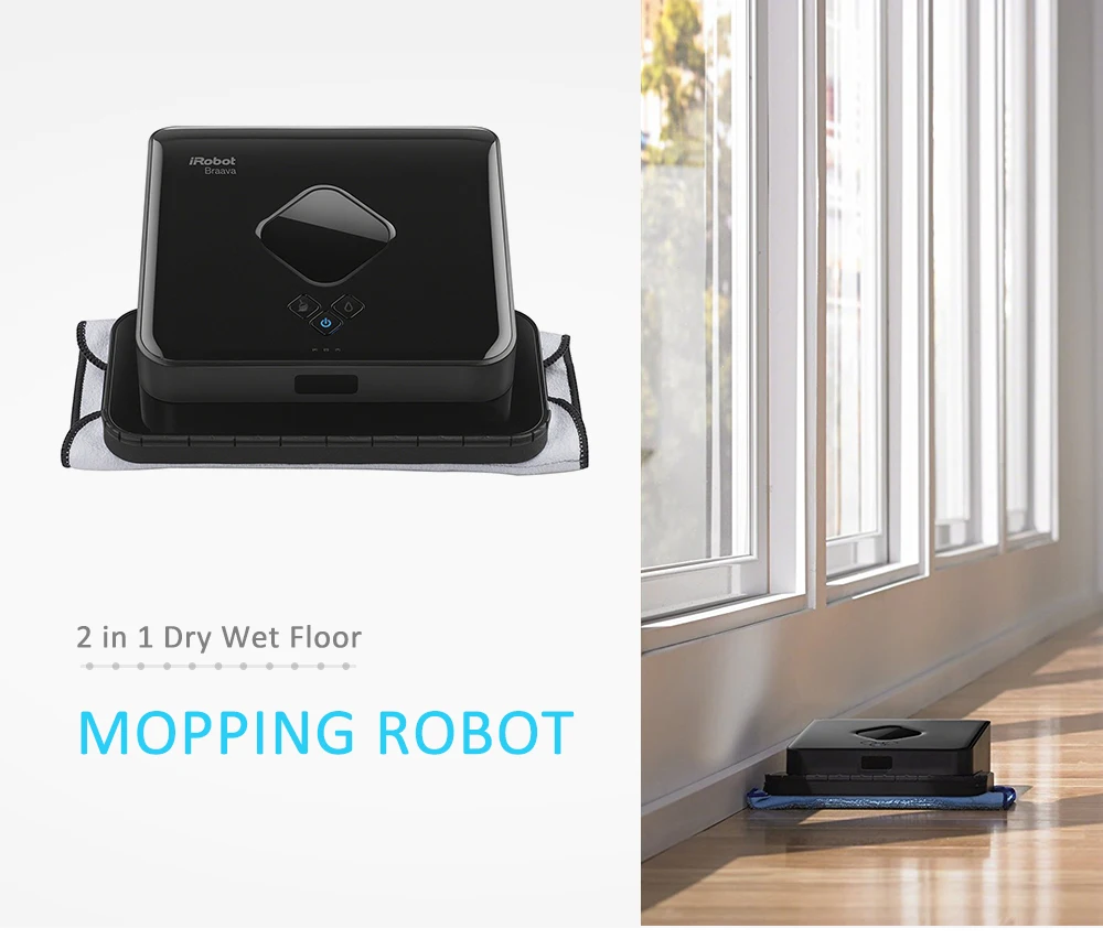 Робот-пылесос IRobot Умный домашний пылесос для влажной и сухой уборки беспроводной