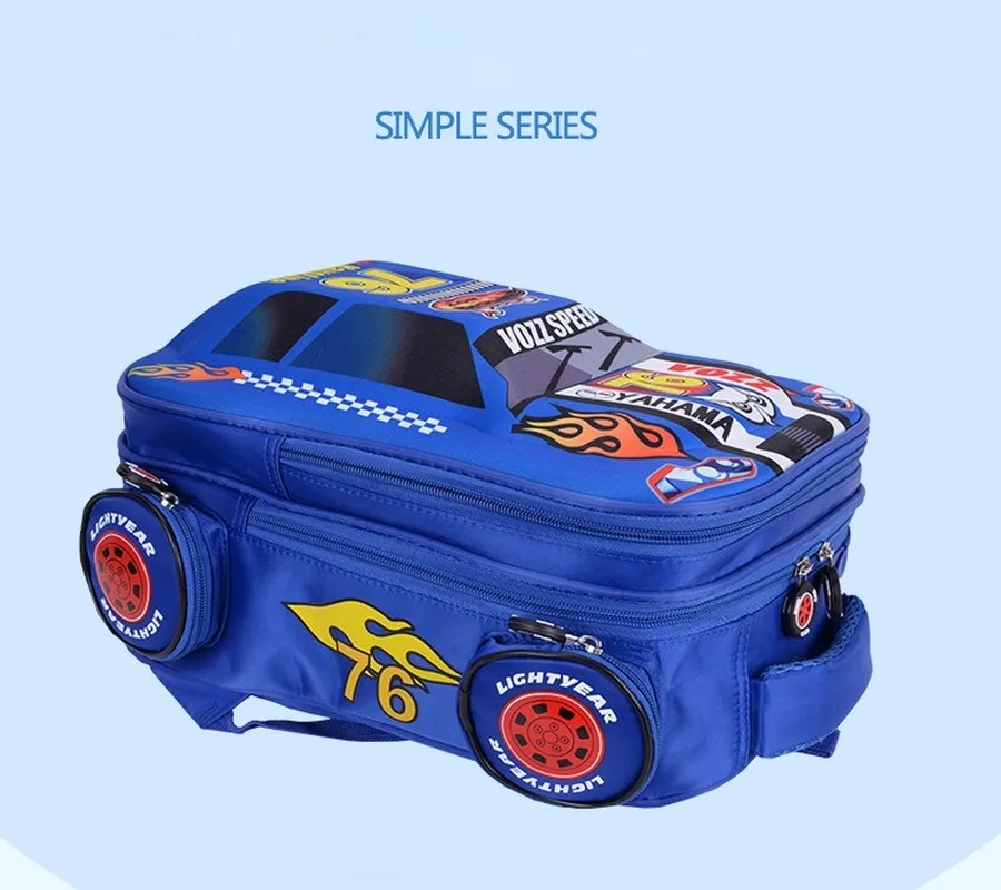 Сумка с машинками из мультфильмов Disney для мальчиков и девочек детский школьный