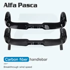 УГЛЕРОДНЫЙ руль для дорожного велосипеда без логотипа, руль с изгибом 31,8, руль для гоночного велосипеда 400420440, черный Суперлегкий руль с подвеской