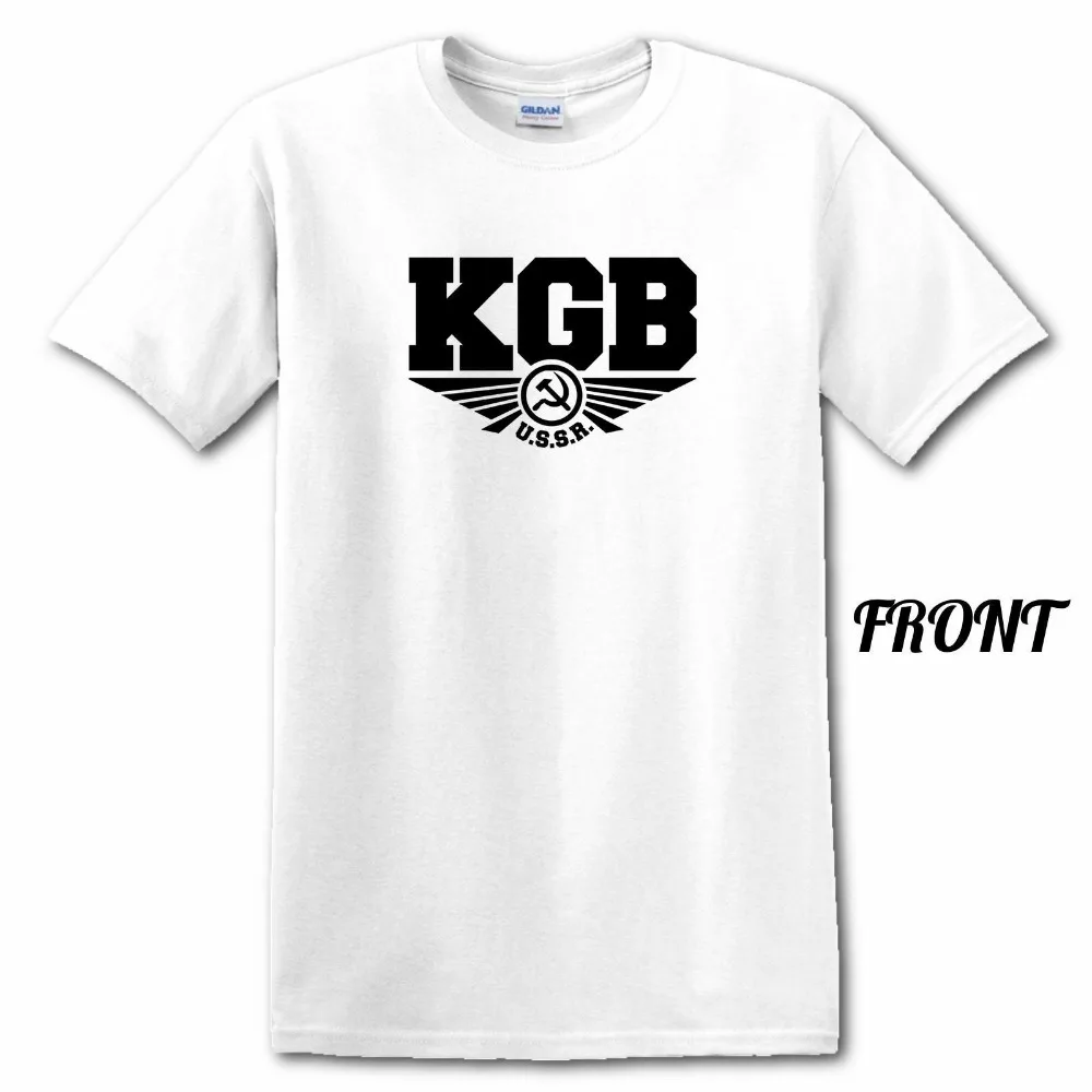 Футболка в стиле ретро Kgb Русский Бренд новинка футболка черного цвета размер M-3Xl