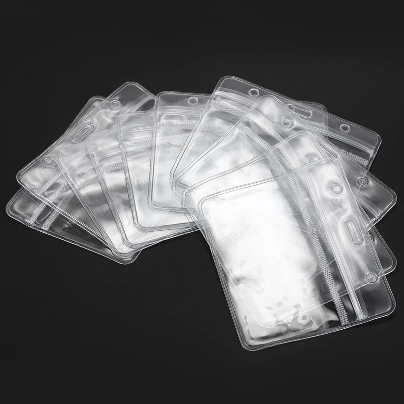 Badge holder 10 pieces Transparent | Багаж и сумки