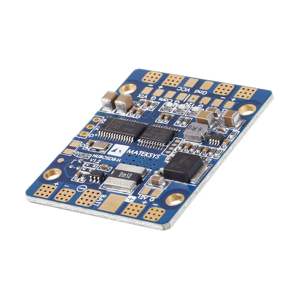 Matek HUBOSD Eco X-Type встроенный модуль тестов8 PDB Датчик тока 140A Dual BEC OSD XT60 для
