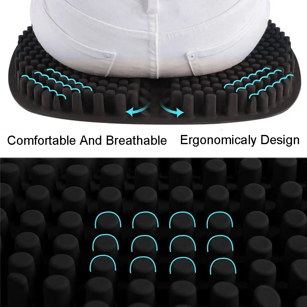 Силиконовая подушка для автомобильного сиденья Нескользящая стула дышащий