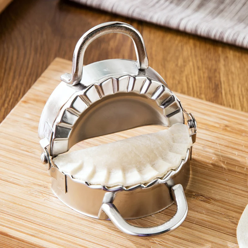 

Stainless Steel Dumpling Maker Mold Manual Dumpling Mold Dough Press Cutter Dumpling Empanada Press Mold Kitchen Accessories