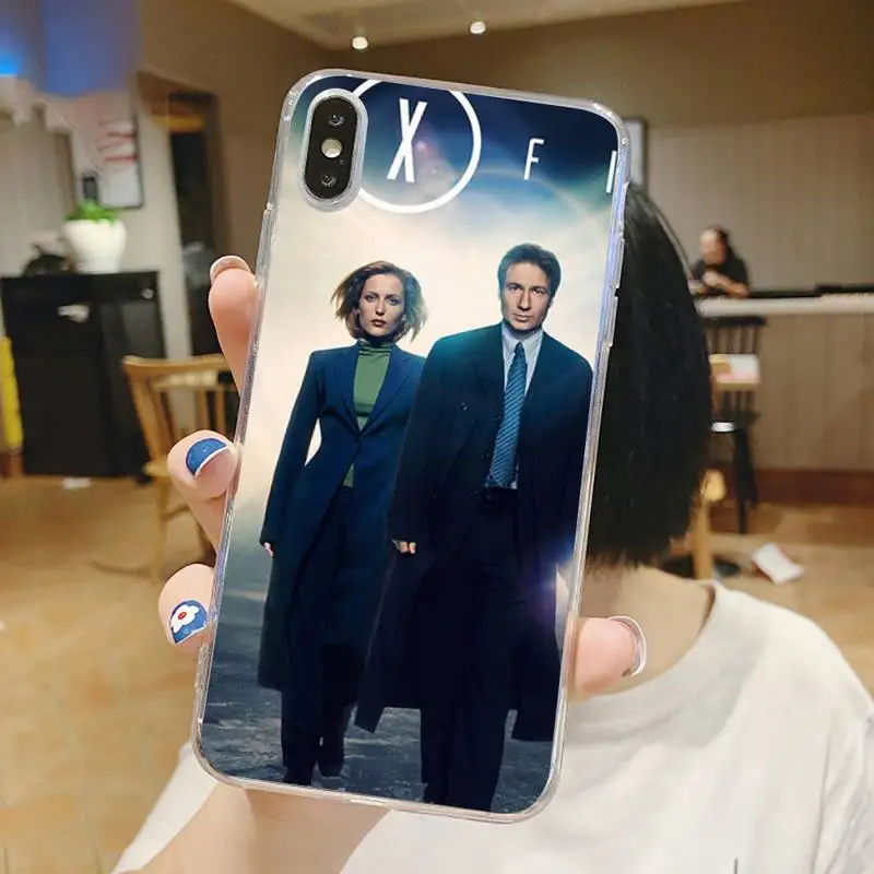 

The X Files American movie Phone Case Transparent for iPhone 6 7 8 11 12 s mini pro X XS XR MAX Plus