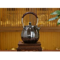silver pot 999 sterling silver handmade tea set japanese retro teapot kettle home tea ceremony kungfu tea set 600ml