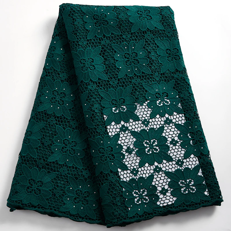 

SJD LACE New High Quality African Lace Fabric 2021 Guipure Lace Cord Nigerian Fabric Sewing Accessories For Womem Wedding A 2356