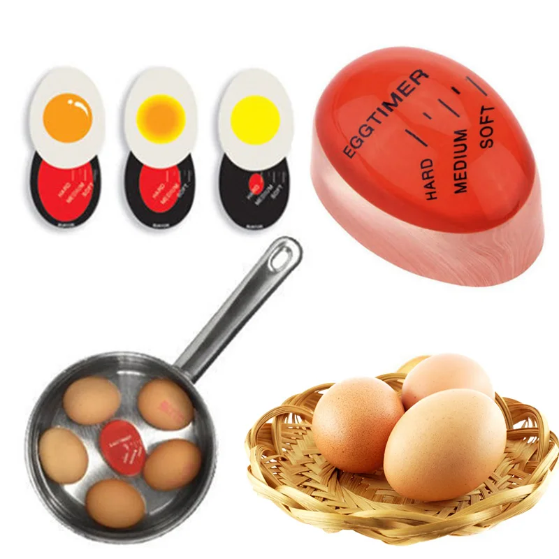Perfeito cor mudando temporizador gostoso macio duro cozidos ovos cozinhar cozinha eco resina ovo temporizado|Кухонные таймеры| |