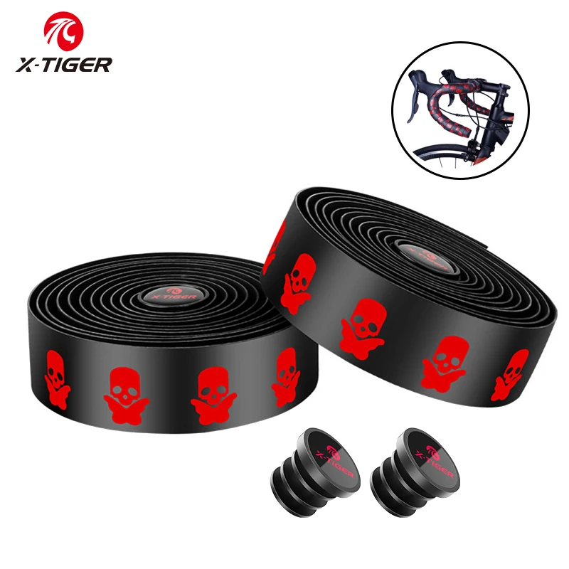 

X-TIGER Bicycle Handlebar Tape Shock Absorption Road Bike Grips 3cm Clamp Diameter Mountain Bikes Handle Bar Tape Accessories