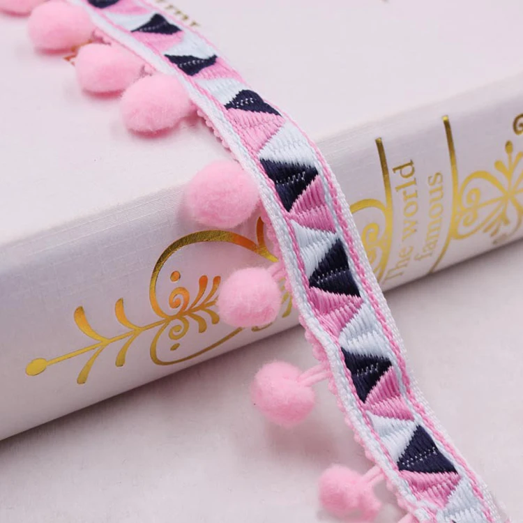 Кружевная лента аксессуары для шитья помпоны с кисточками отделка бахрома