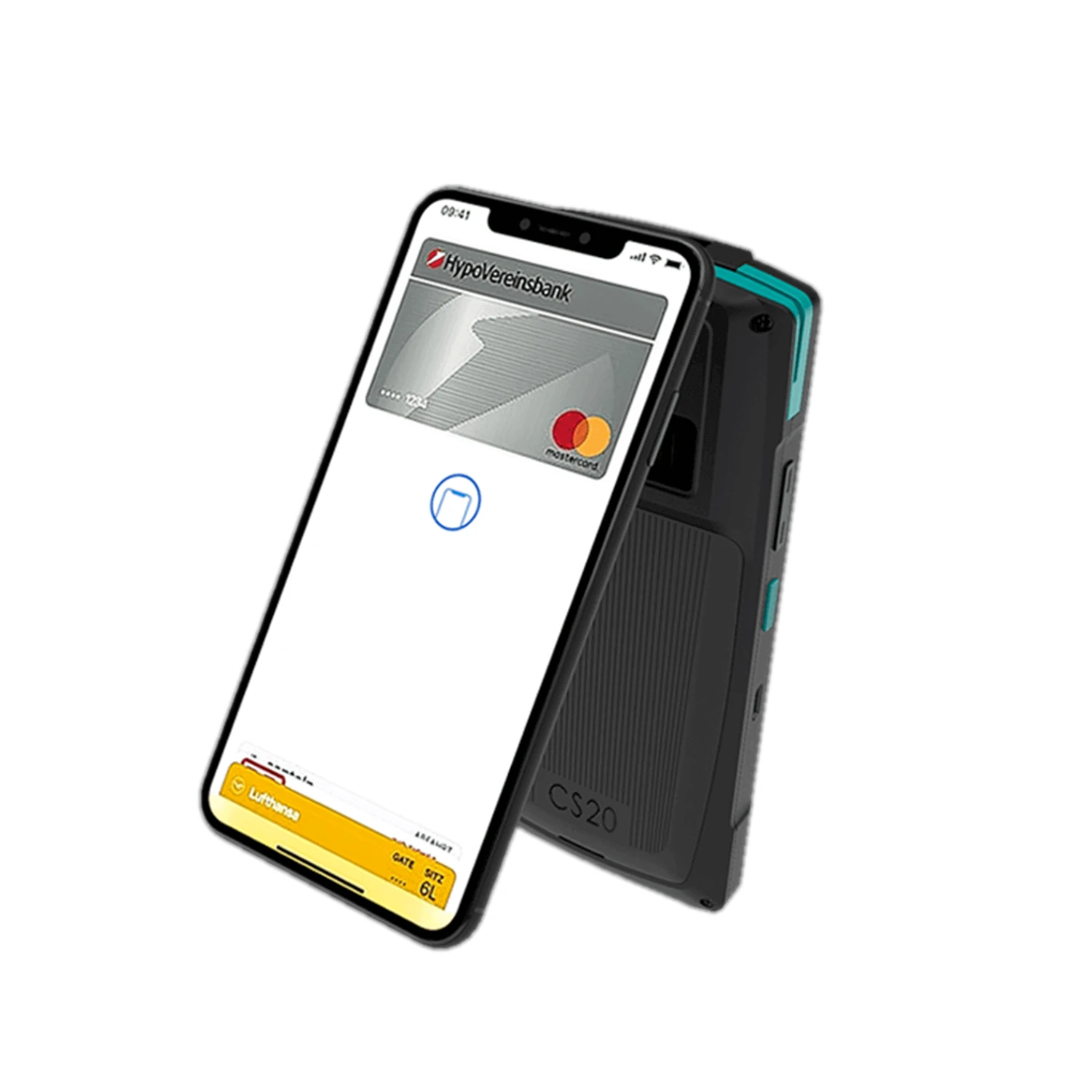 NFC портативный сенсорный мобильный EMV Android PDA Card Redaer POS Terminal Hcc-CS20 изображения и