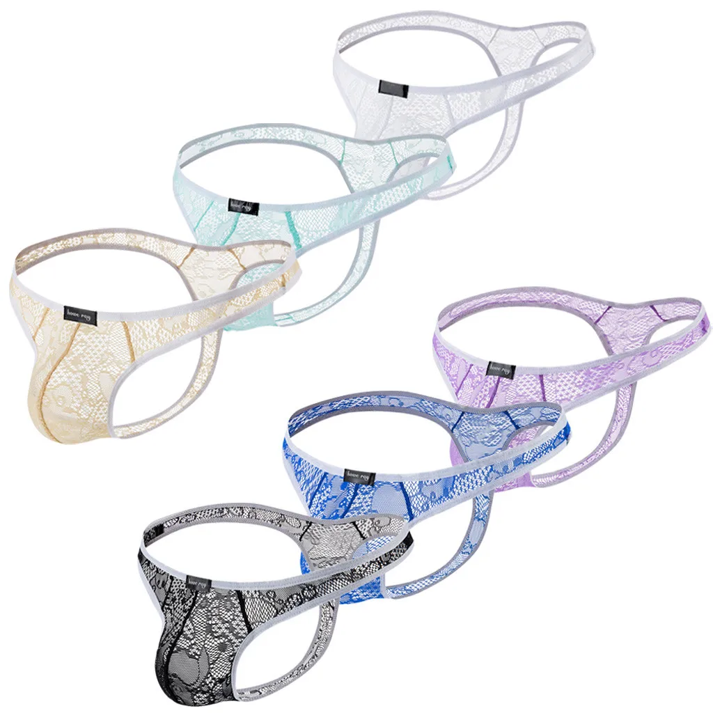 Сексуальное нижнее белье для мужчин прозрачные шорты с принтом губ сексуальные