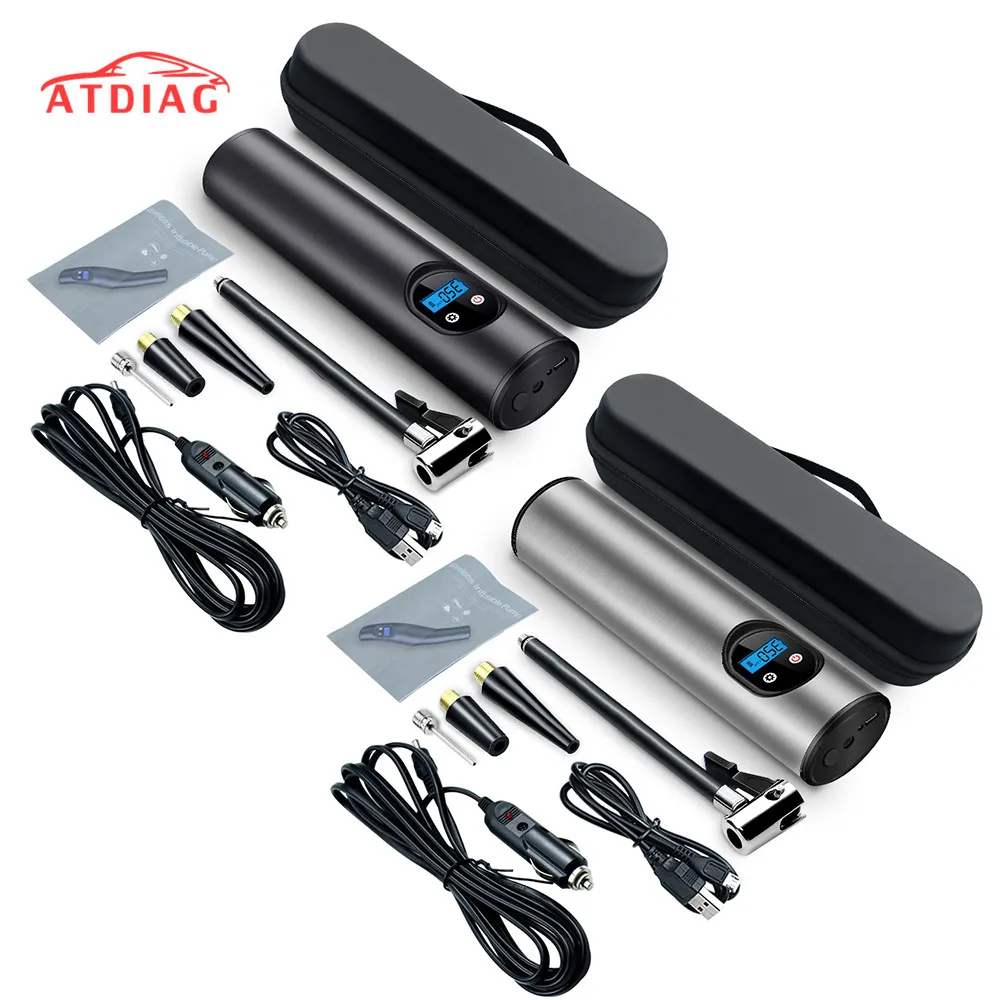 Лучший перезаряжаемый воздушный насос 12 В 150PSI шинный беспроводной портативный