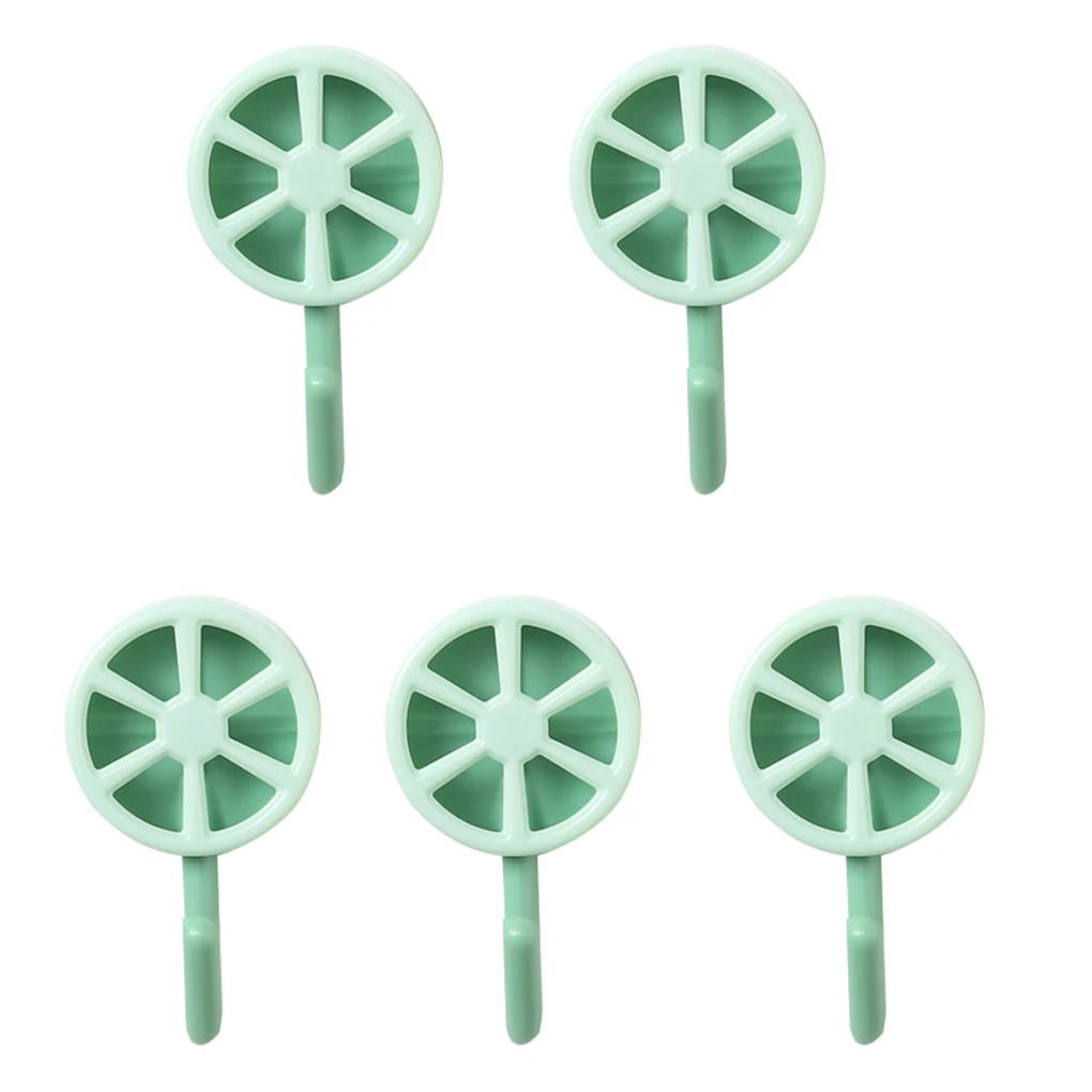 

5Pcs Strong Hooks Self Adhesive Waterproof Door Wall Hangers Hooks Suction Heavy Load Rack Cup Sucker For Kitchen Bathroom
