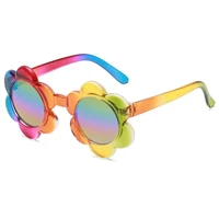 sun flower glasses kids cartoon sunglasses children fashion for boys girls sun glasses baby cute eyeglasses uv400 mirror