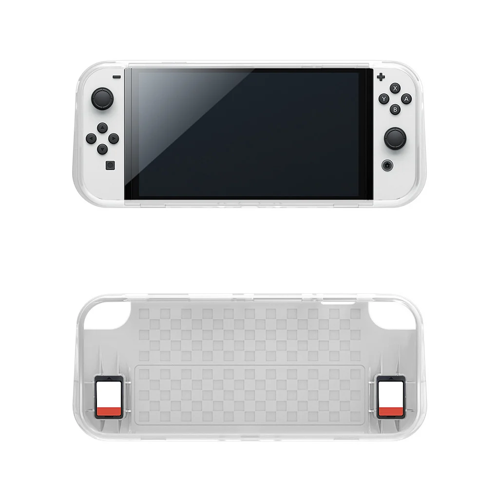 Прозрачный корпус консоли Nintendo switch складной защитный OLED прозрачный