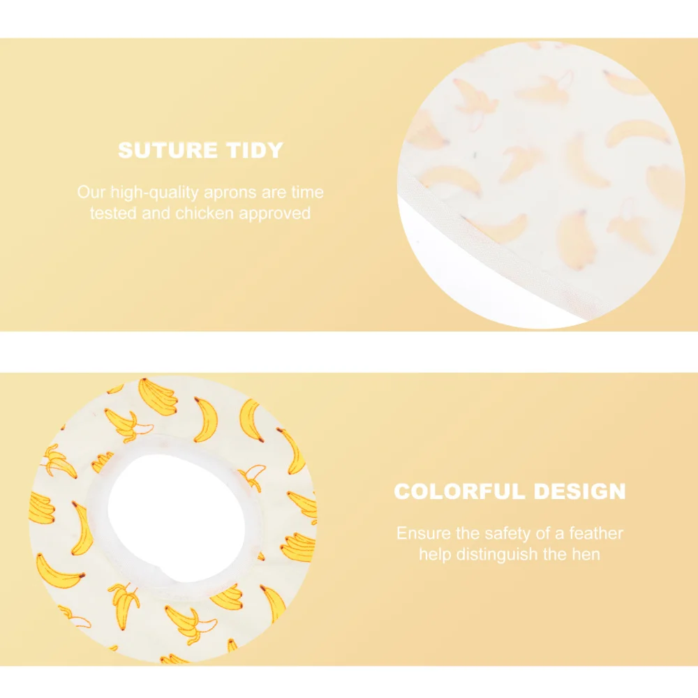 

1pc Chicken Saddle Hen Apron with Adjustable Elastic Strap Chicken Wearing Decor