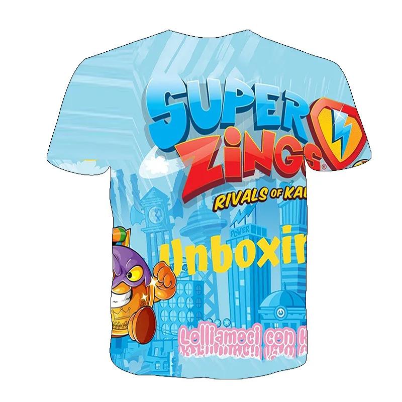 

Boys 2021 Summer T-shirts Super Zings T Shirt Baby Boys Casual Tops Toddler Tees Kids Girls T Shirt Superzings Children T-shirts