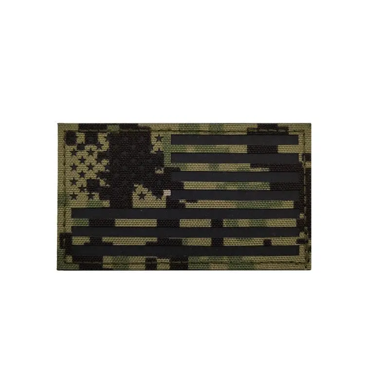 Светоотражающий ИК знак вызова с надписью декоративная заплатка MARPAT тактические