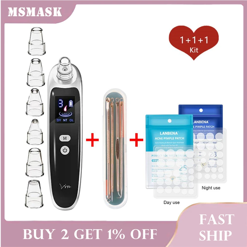 USB устройство для удаления угрей вакуумные всасывающие Патчи от акне стикер