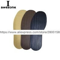 1 pair diy rubber full sole repair shoes tire grain wave pattern repair worker shoes outsole 4mm stick on full soles heel pads