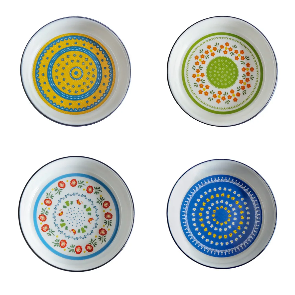 

4 шт. креативные прочные практичные тарелки для соуса, блюда для соуса, закуски, блюда для окуня