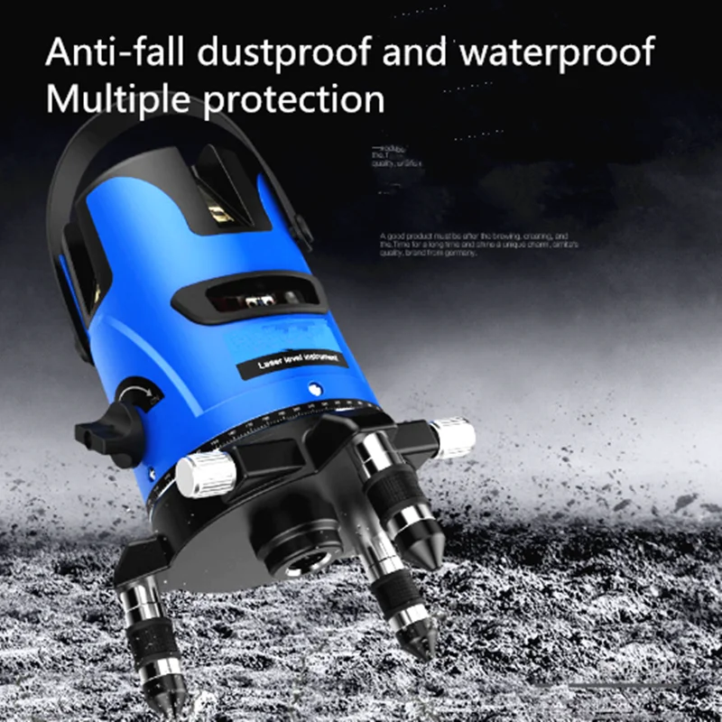 

Vevor line laser level 3d 360 rotary automatic self leveling laser leveler red line 2/3/5 lines