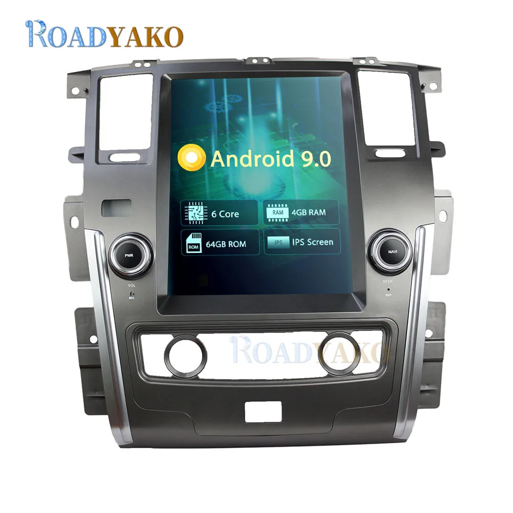 

12,1 дюймовый Android автомобильный GPS-навигатор в стиле Tesla для Nissan патруль 2013 2014 2015 2016 2017 ручная стерео Автомагнитола мультимедиа