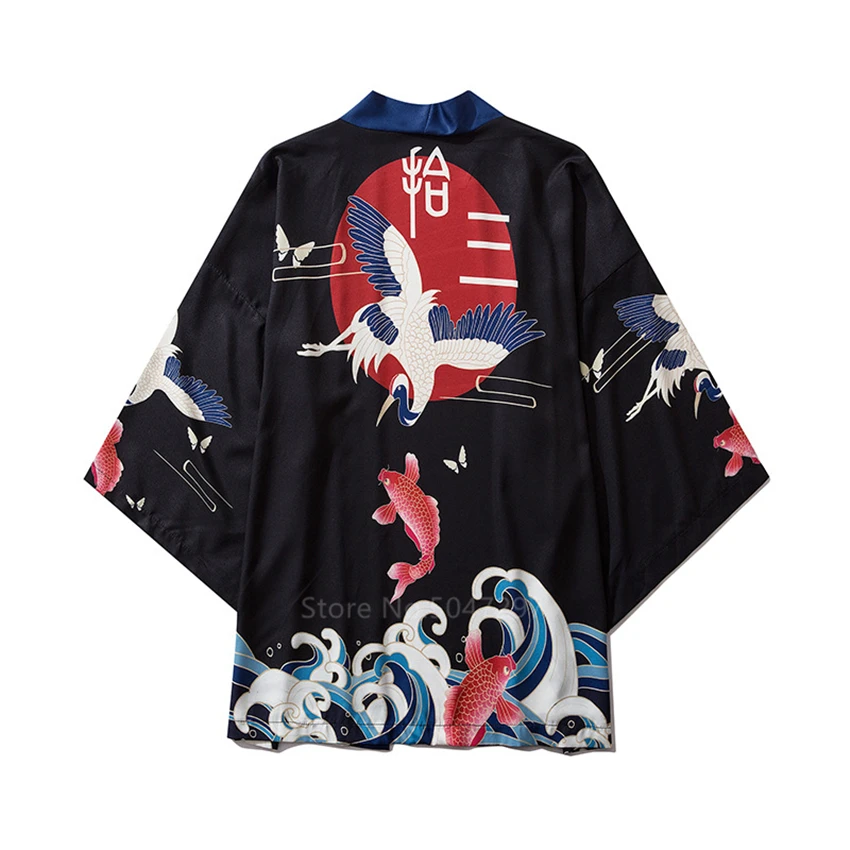 

Japanese Kimono Traditional Style Fashion Chinese Dragon Harajuku Samura Costume Adults Women Men Anime Streetwear Asian Clothes