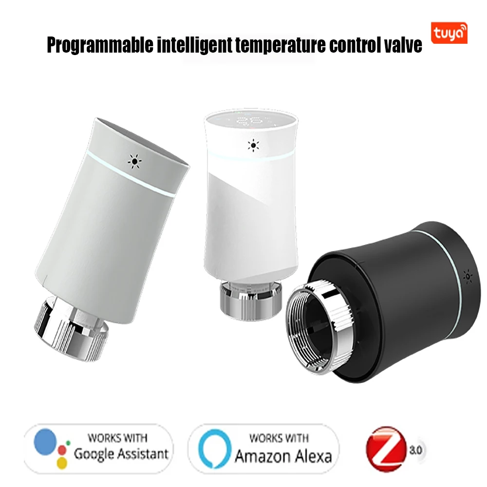 

Клапан радиатора Tuya Smart ZigBee, программируемый, с поддержкой Alexa
