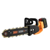21v electric mini chain saws pruning chain saw cordless garden tree logging trimming saw handheld outdoor pruning electric saw